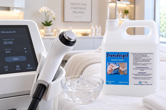¿Cómo elegir un buen gel transductor para tu clínica? Guía práctica para profesionales de fisioterapia, diagnóstico y aparatología estetica